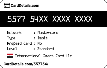 Card Details: 557754