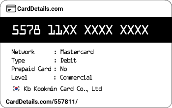Card Details: 557811