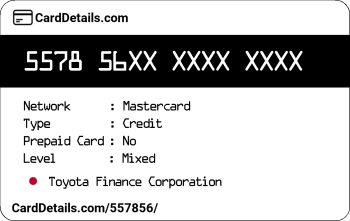 Card Details: 557856