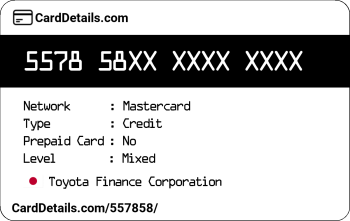 Card Details: 557858