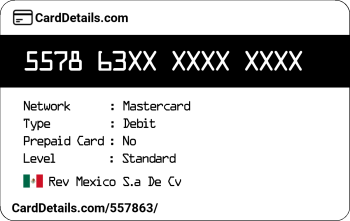 Card Details: 557863