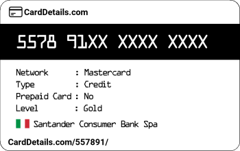 Card Details: 557891