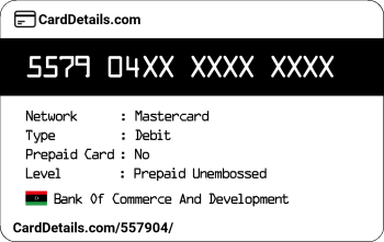Card Details: 557904