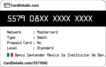 Card Details: 557908