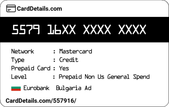 Card Details: 557916