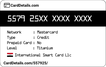 Card Details: 557925