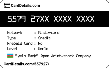 Card Details: 557927