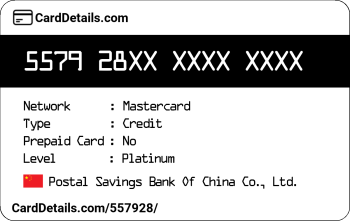 Card Details: 557928