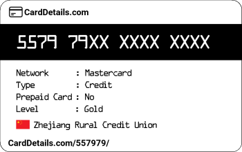 Card Details: 557979