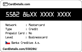 Card Details: 558286