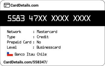 Card Details: 558347