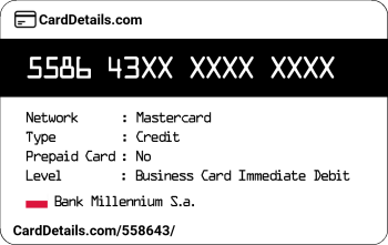 Card Details: 558643