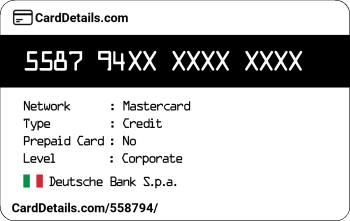 Card Details: 558794