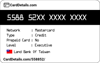 Card Details: 558852