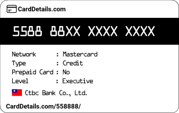 Card Details: 558888