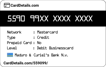 Card Details: 559099