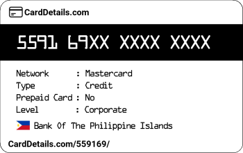 Card Details: 559169