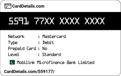 Card Details: 559177