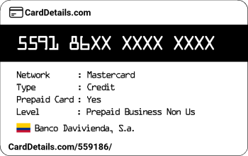 Card Details: 559186
