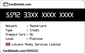 Card Details: 559233