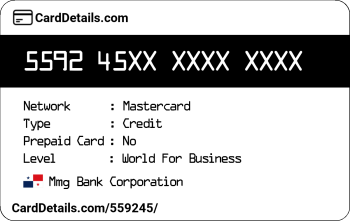 Card Details: 559245