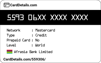 Card Details: 559306