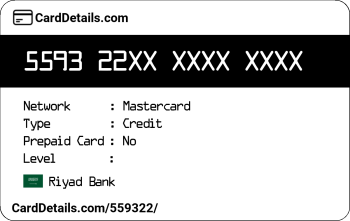 Card Details: 559322