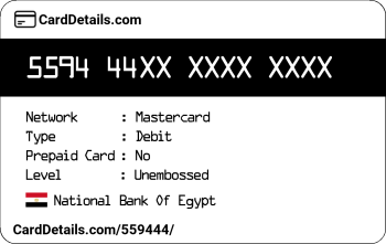 Card Details: 559444