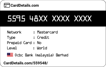 Card Details: 559548
