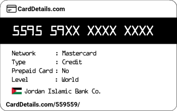 Card Details: 559559