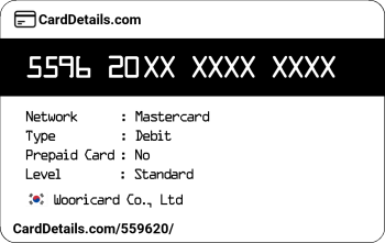 Card Details: 559620