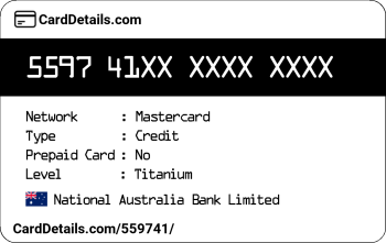 Card Details: 559741