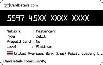 Card Details: 559745