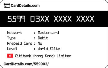 Card Details: 559903