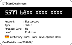 Card Details: 559968