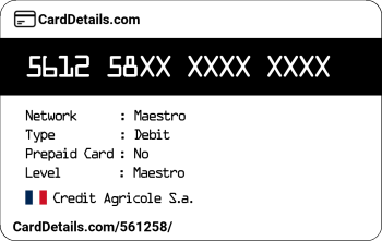 Card Details: 561258