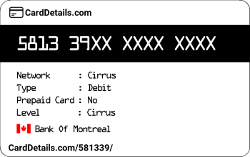 Card Details: 581339