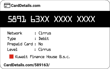 Card Details: 589163