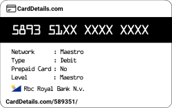 Card Details: 589351