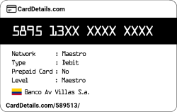 Card Details: 589513