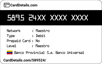 Card Details: 589524