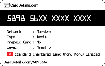 Card Details: 589856