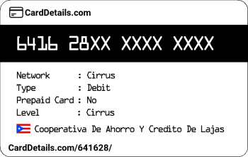 Card Details: 641628