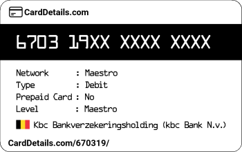 Card Details: 670319