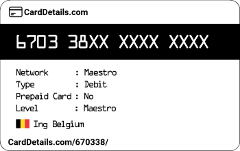 Card Details: 670338