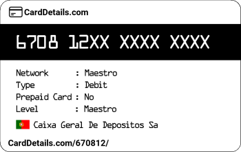 Card Details: 670812