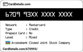 Card Details: 670993