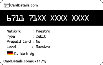 Card Details: 671171
