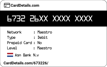 Card Details: 673226