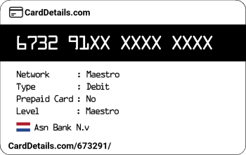 Card Details: 673291